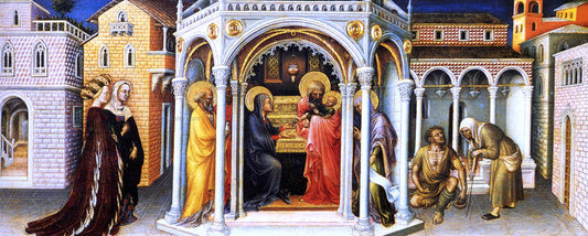 Gentile Da Fabriano The Presentation In the Temple - Canvas Print
