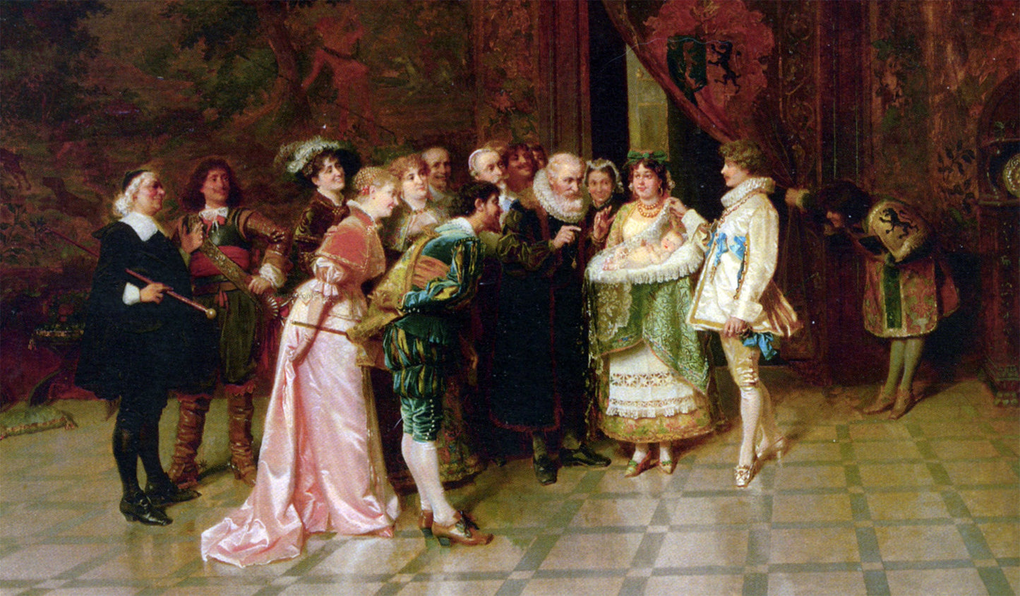 Giocomo Mantegazza The Presentation of the Newborn - Canvas Print