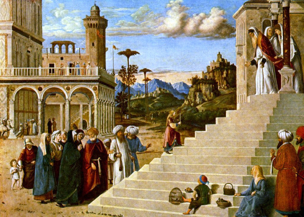 Cima Da Conegliano The Presentation of the Virgin - Canvas Print