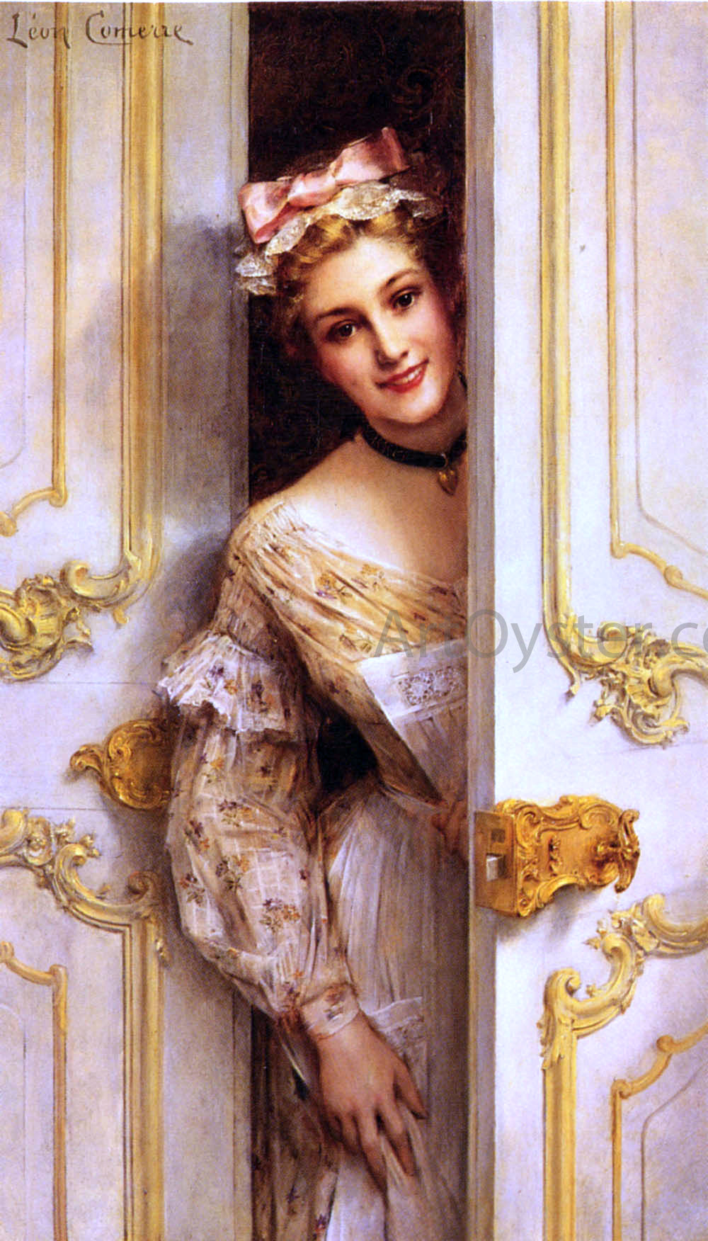 Leon Francois Comerre The Pretty Maid - Canvas Print
