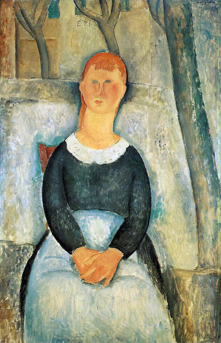 Amedeo Modigliani The Pretty Vegetable Vendor - Canvas Print
