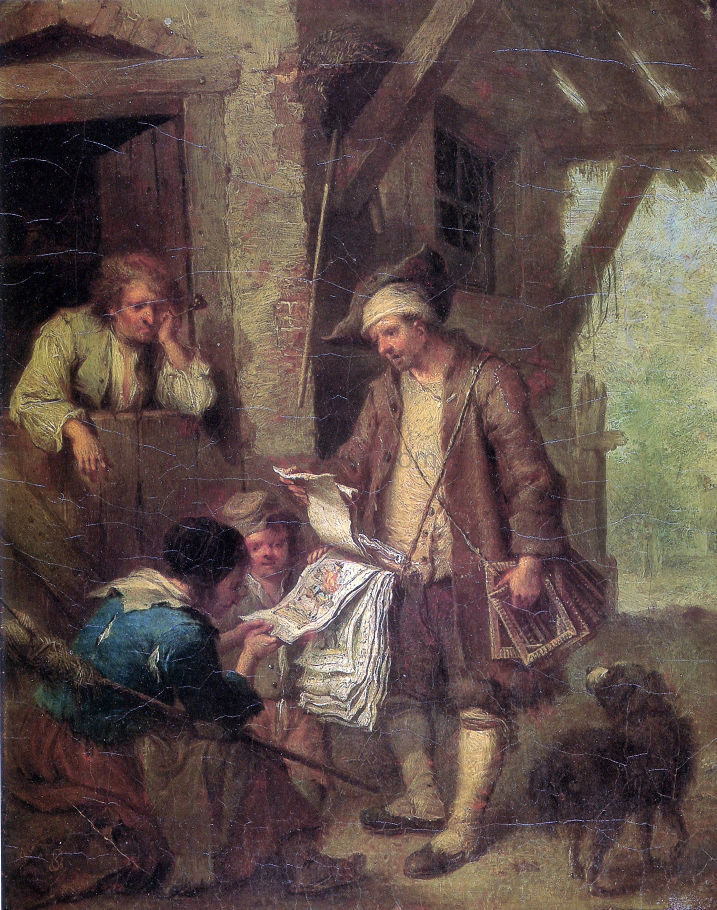 Joseph Conrad Seekatz The Print Seller - Canvas Print