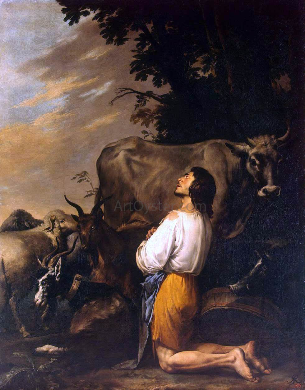 Salvator Rosa The Prodigal Son - Canvas Print