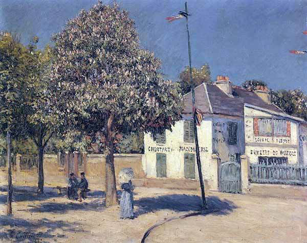 Gustave Caillebotte The Promenade at Argenteuil - Canvas Print
