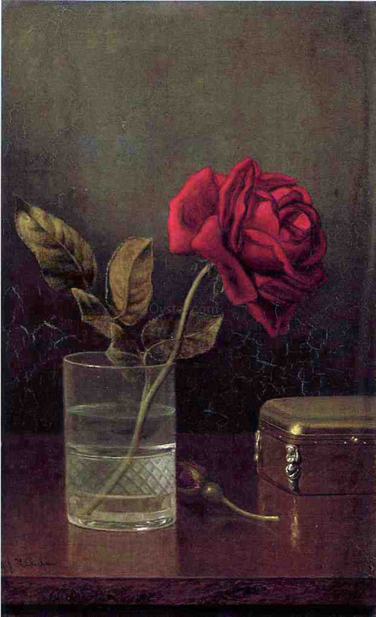 Martin Johnson Heade The Queen of Roses - Canvas Print