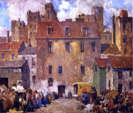 Robert Spencer The Rag Pickers - Canvas Print