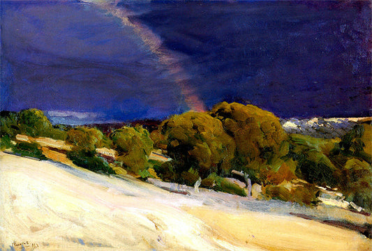 Joaquin Sorolla Y Bastida The Rainbow - Canvas Print