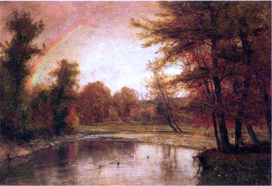 Thomas Worthington Whittredge The Rainbow - Canvas Print