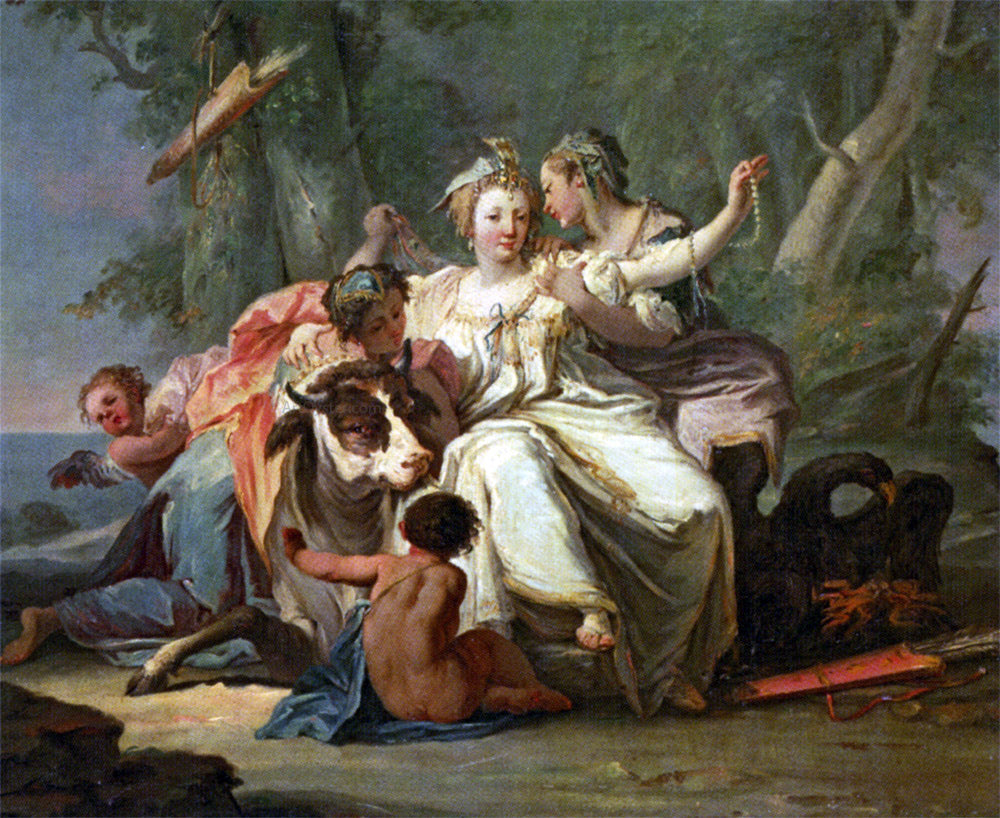 Giovanni Battista Crosato The Rape of Europa - Canvas Print