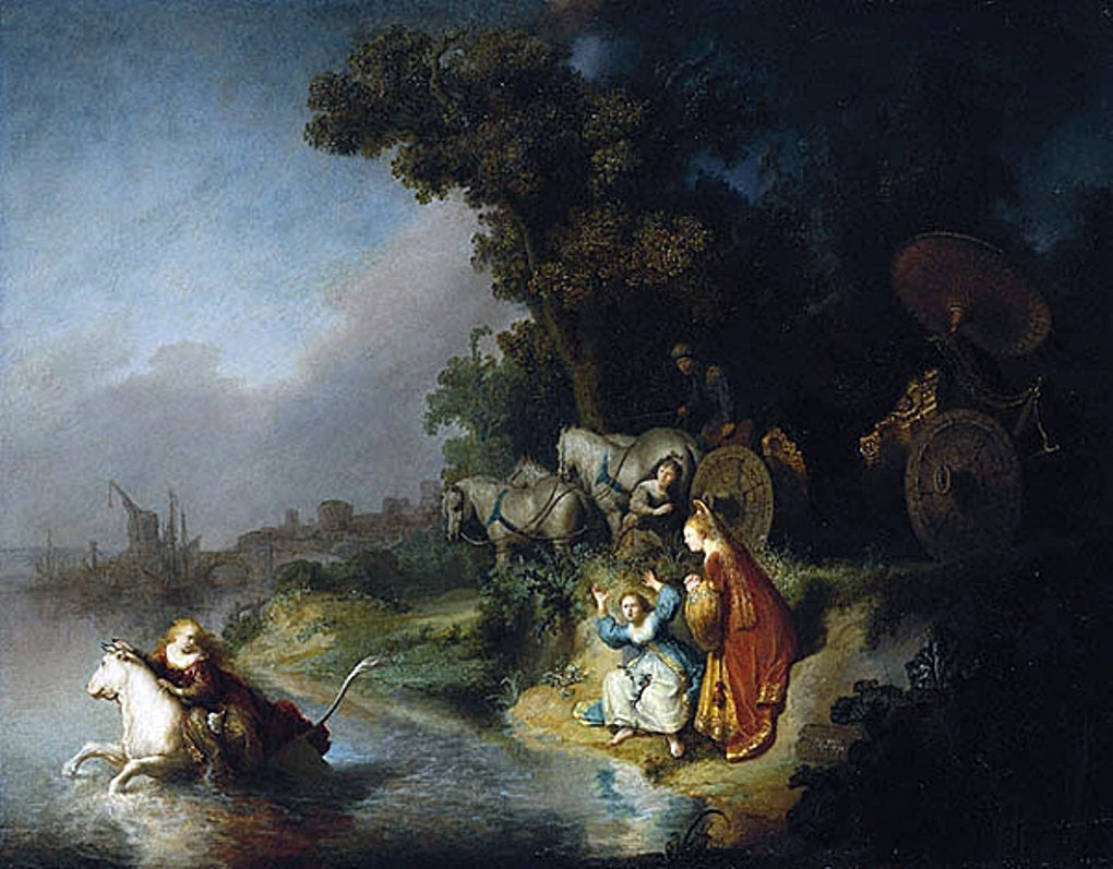 Rembrandt Van Rijn The Rape of Europe - Canvas Print