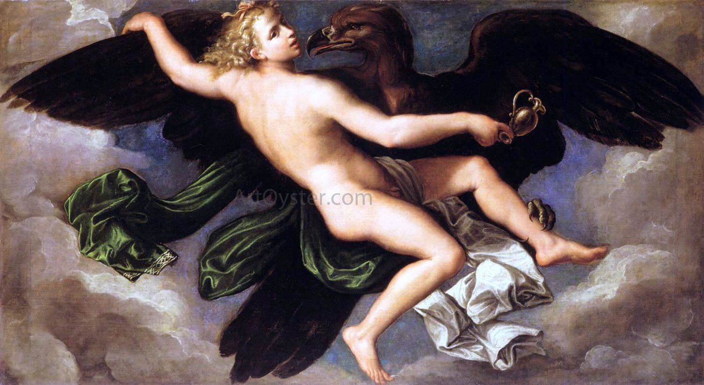 Girolamo Da Carpi The Rape of Ganymede - Canvas Print