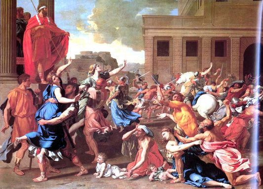 Nicolas Poussin The Rape of the Sabine Women - Canvas Print