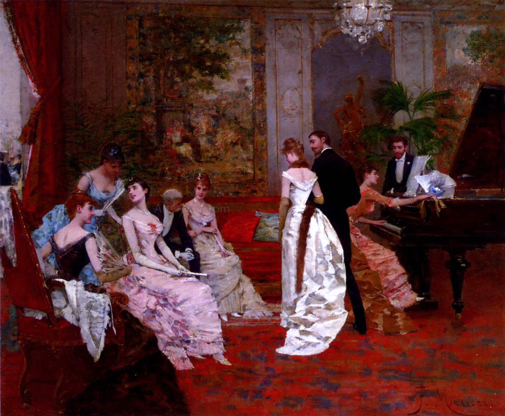 Francisco Miralles The Recital - Canvas Print