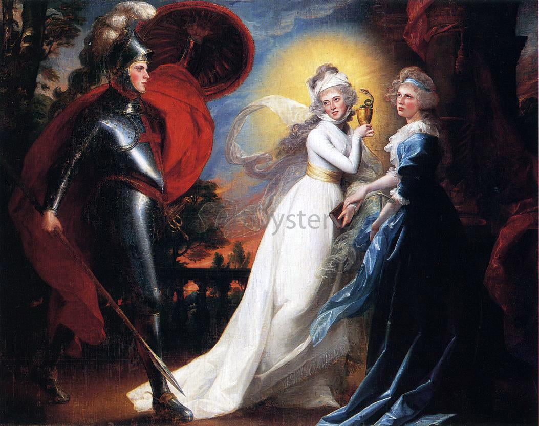 John Singleton Copley The Red Cross Knight - Canvas Print