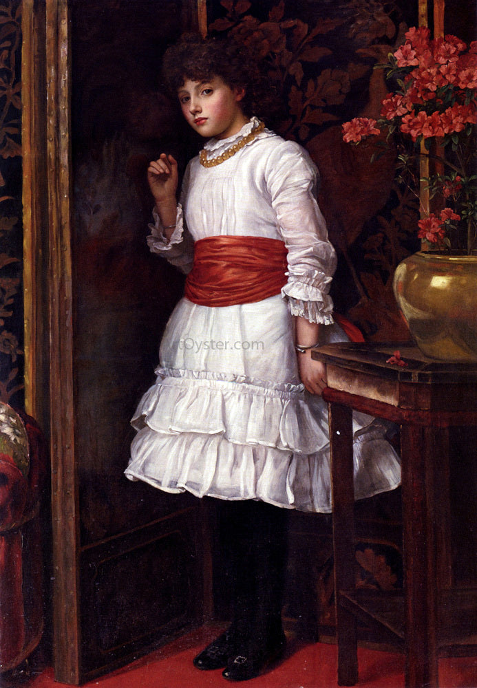 Maria Matilda Brooks The Red Sash - Canvas Print