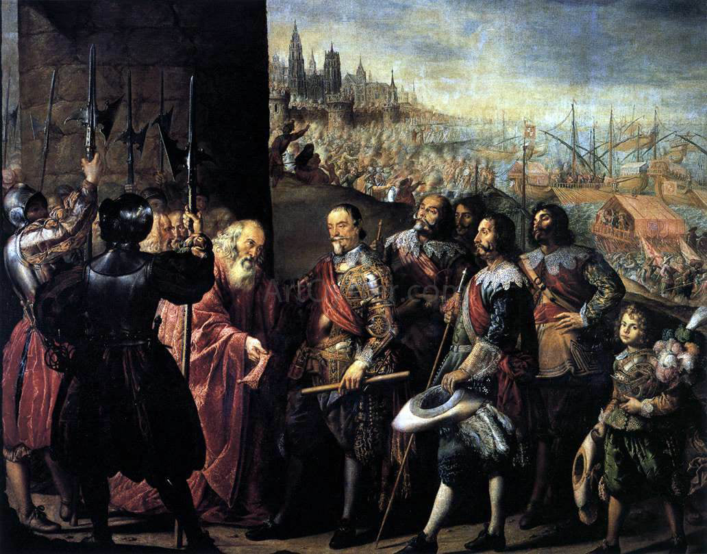 Antonio De Pereda The Relief of Genoa - Canvas Print