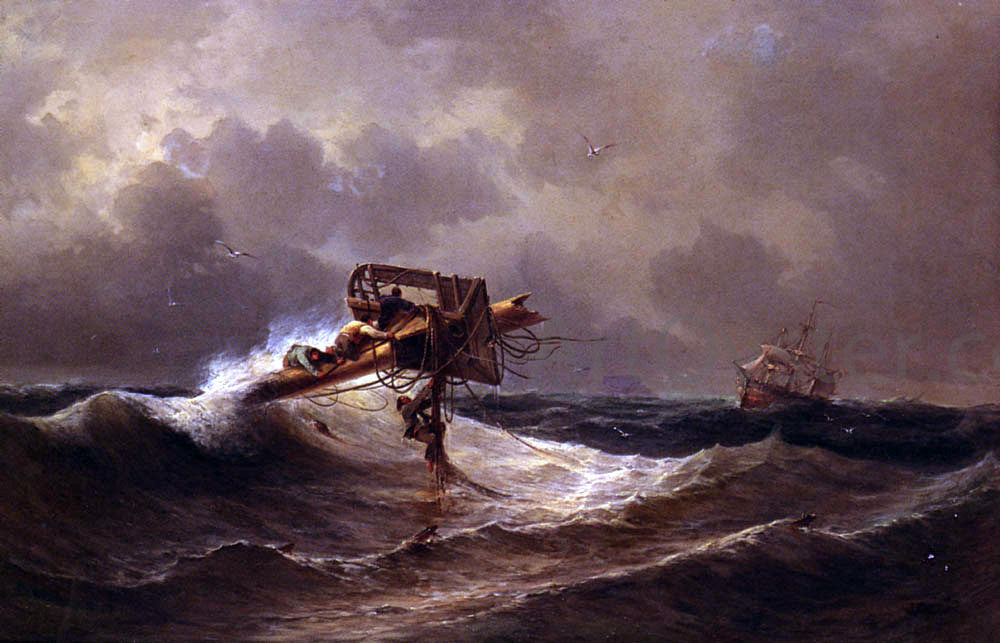Ivan Constantinovich Aivazovsky The Rescue - Canvas Print