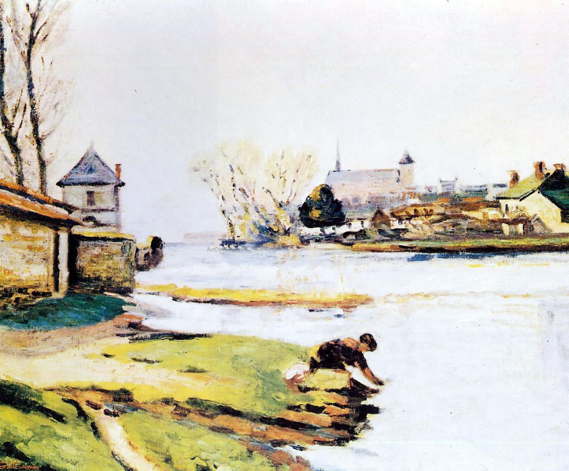 Armand Guillaumin The Resevoir at Poitiers - Canvas Print