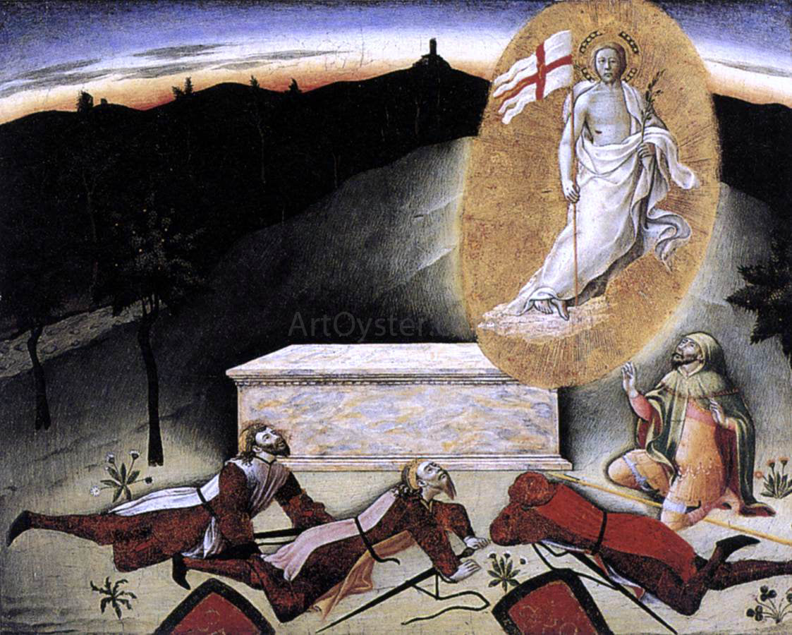 Master the Osservanza The Resurrection - Canvas Print