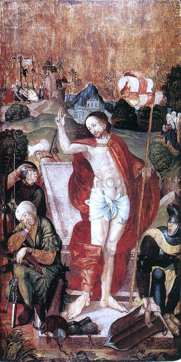 Master M S The Resurrection - Canvas Print