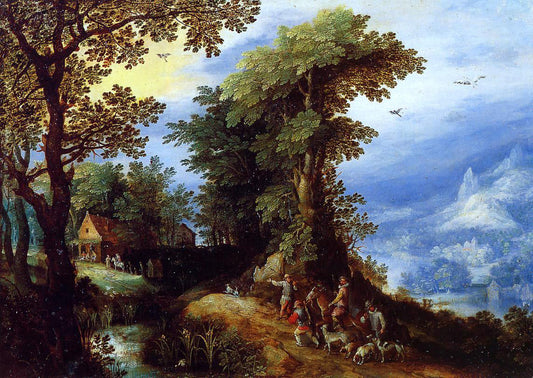 The Elder Jan Bruegel The Return from the Hunt - Canvas Print