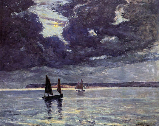 Maxime Maufra The Return of the Fishing Boats - Canvas Print
