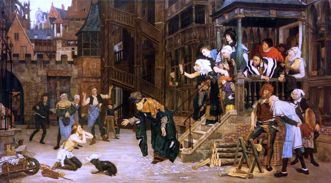 James Tissot The Return of the Prodigal Son - Canvas Print