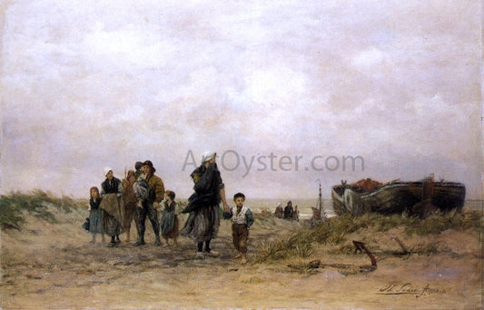 Philip Lodewijk Jacob Frederik Sadee The Reunion - Canvas Print