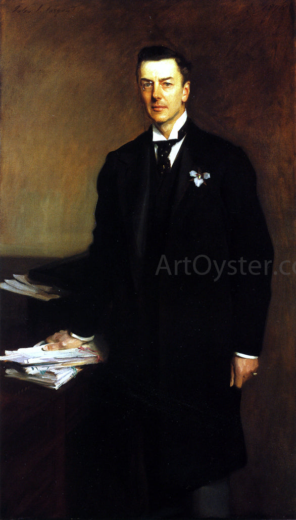John Singer Sargent The Right Honourable Joseph Chamberlain - Canvas Print