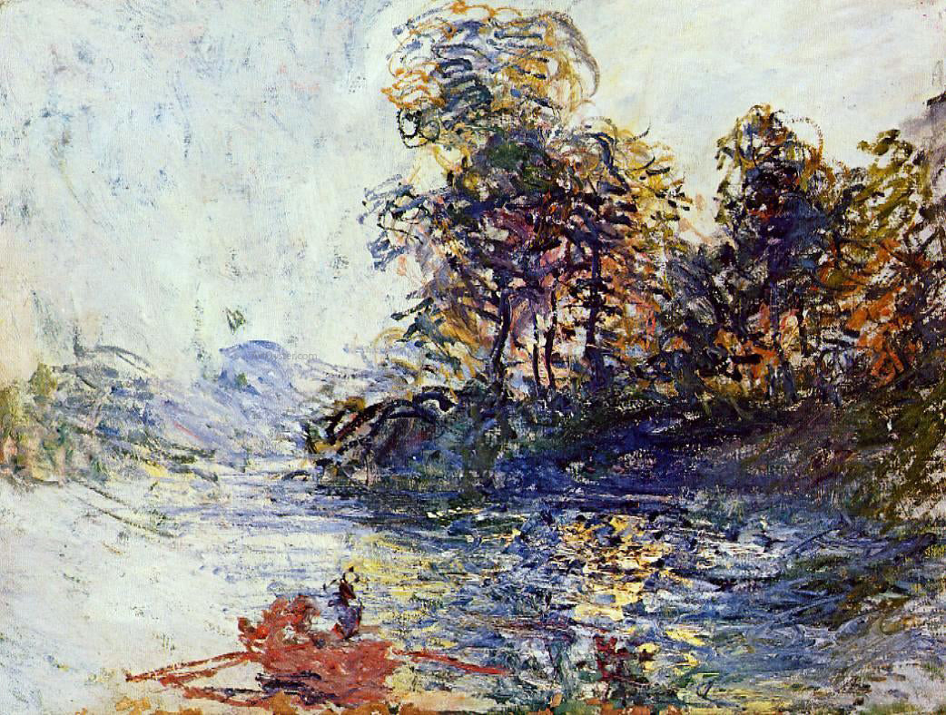 Claude Oscar Monet The River - Canvas Print