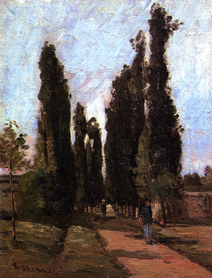 Camille Pissarro The Road - Canvas Print