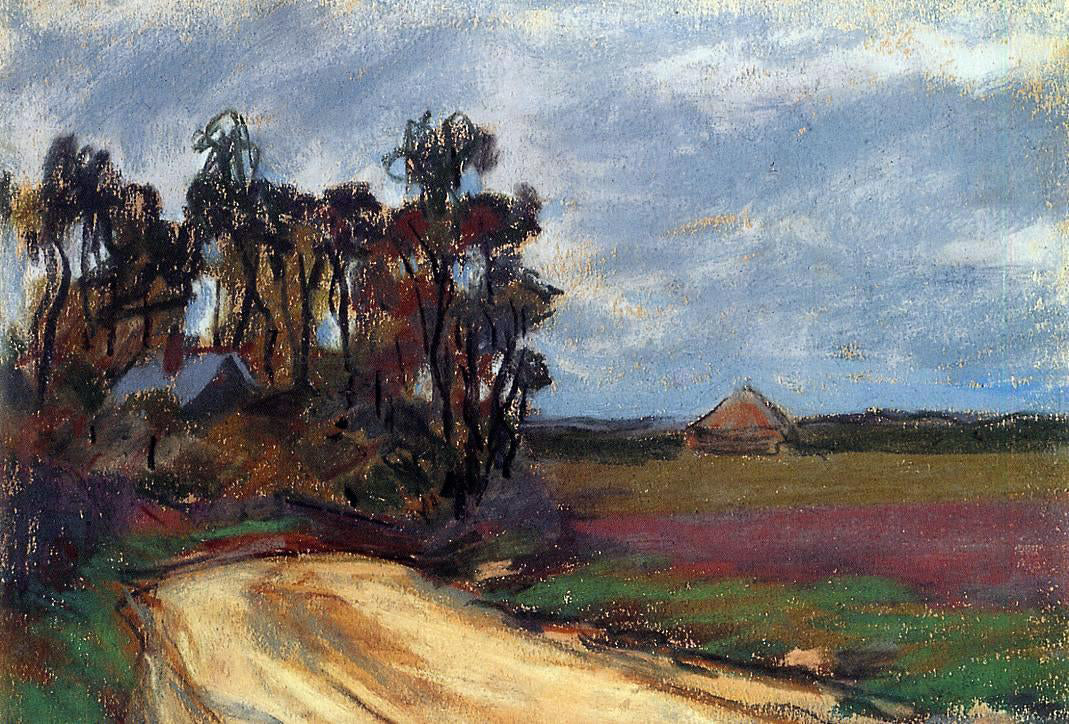 Claude Oscar Monet The Road and the House - Canvas Print