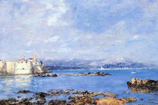Eugene-Louis Boudin The Rocks of l'Ilette and the Fortifications - Canvas Print