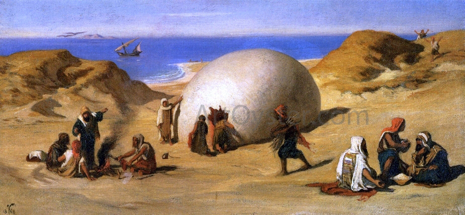 Elihu Vedder The Roc's Egg - Canvas Print
