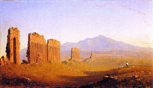 Sanford Robinson Gifford The Roman Campagna - Canvas Print