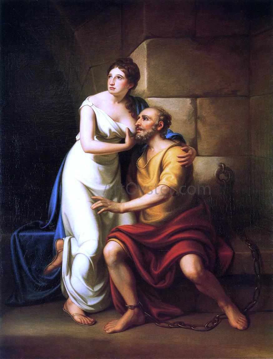 Rembrandt Peale The Roman Daughter - Canvas Print