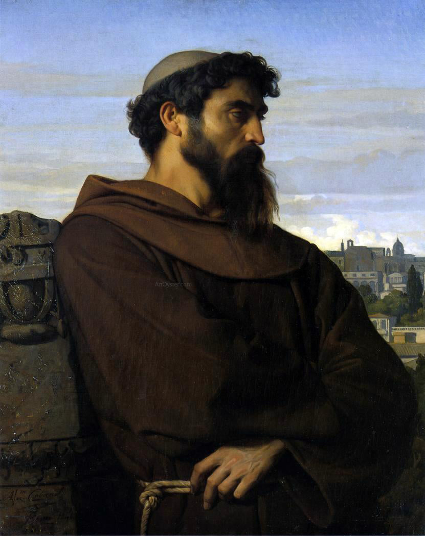 Alexandre Cabanel The Roman Monk - Canvas Print