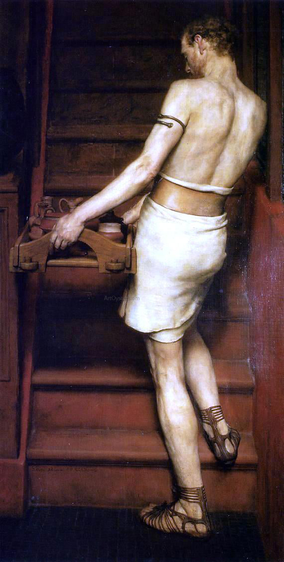 Sir Lawrence Alma-Tadema The Roman Potter - Canvas Print