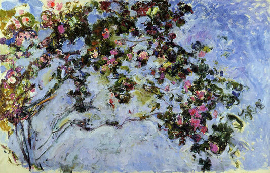 Claude Oscar Monet The Rose Bush - Canvas Print