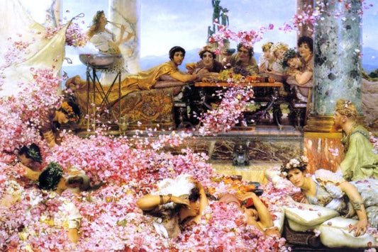 Sir Lawrence Alma-Tadema The Roses of Heliogabalus - Canvas Print