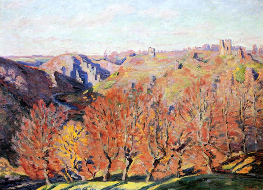 Armand Guillaumin The Ruins at Crozant - Canvas Print