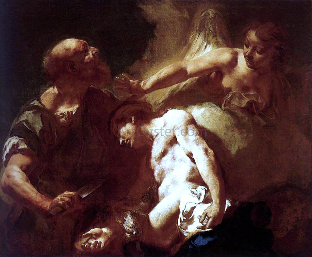 Giovanni Battista Piazzetta The Sacrifice of Isaac - Canvas Print