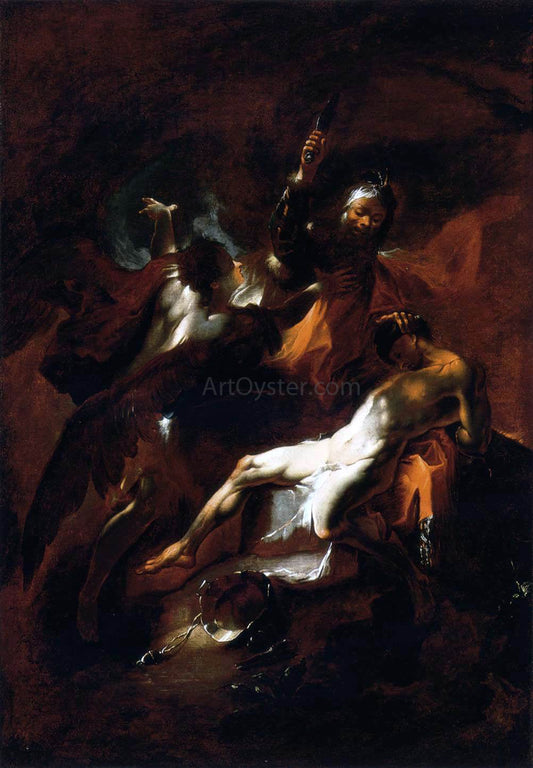 Franz Anton Maulbertsch The Sacrifice of Isaac - Canvas Print