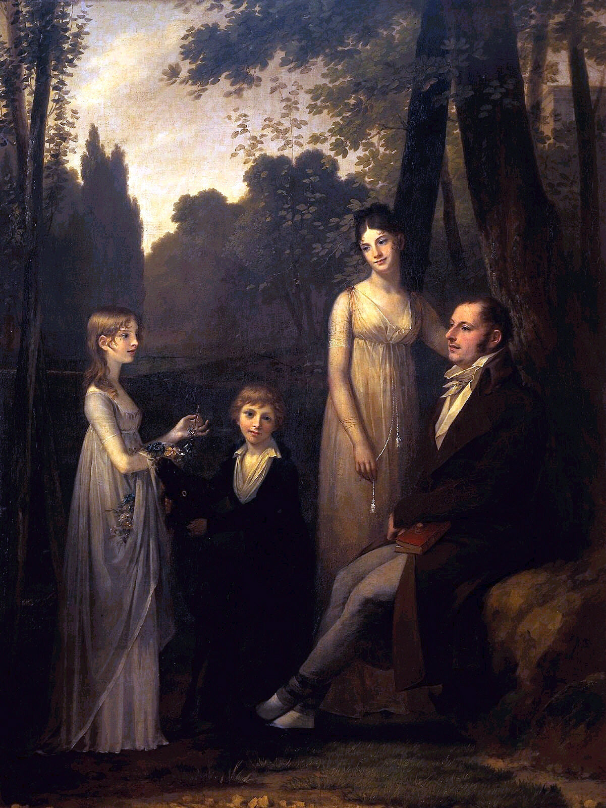 Pierre Paul Prudhon The Schimmelpenninck Family - Canvas Print