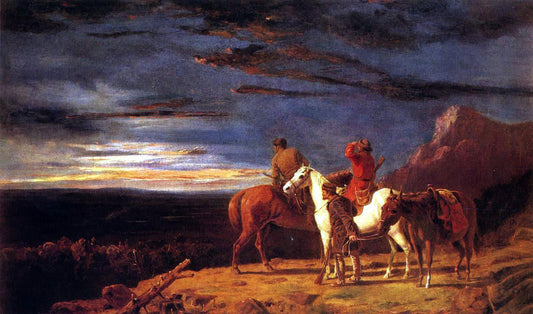 William Tylee Ranney The Scouting Party - Canvas Print