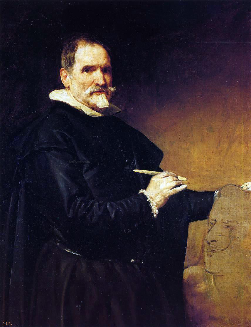Diego Velazquez The Sculptor Martinez Montanas - Canvas Print
