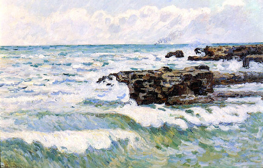 Armand Guillaumin The Sea at Saint-Palais - Canvas Print