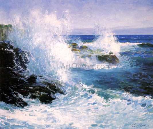 Guy Orlando Rose The Sea View of Cliffs - Canvas Print