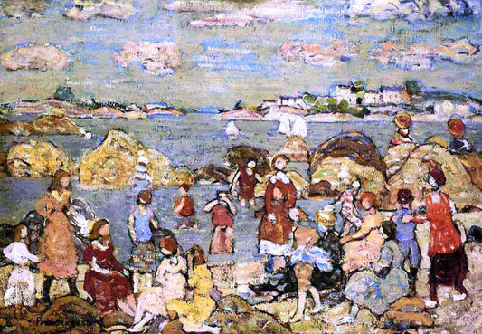 Maurice Prendergast The Seashore - Canvas Print