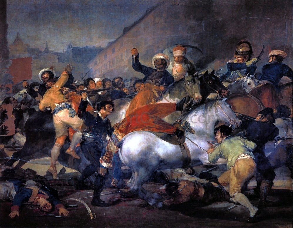 Francisco Jose de Goya Y Lucientes The Second of May 1808 - Canvas Print